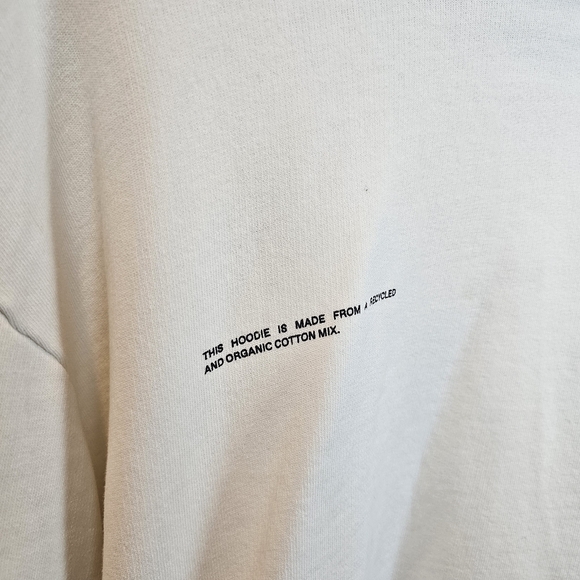 Pangaia 365 Heavyweight Hoodie Off White Size Large - Picture 2 of 9